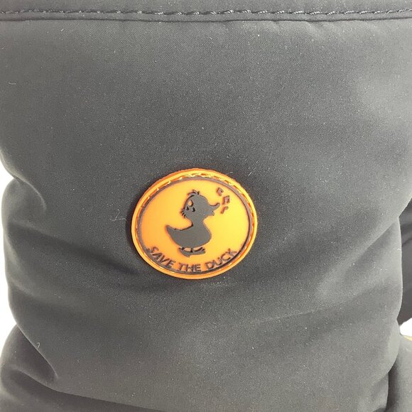 NATIVE x Save the Duck Boots Boy Size 4 Black Water Resistant Lhoste Faux Fur - Picture 2 of 7